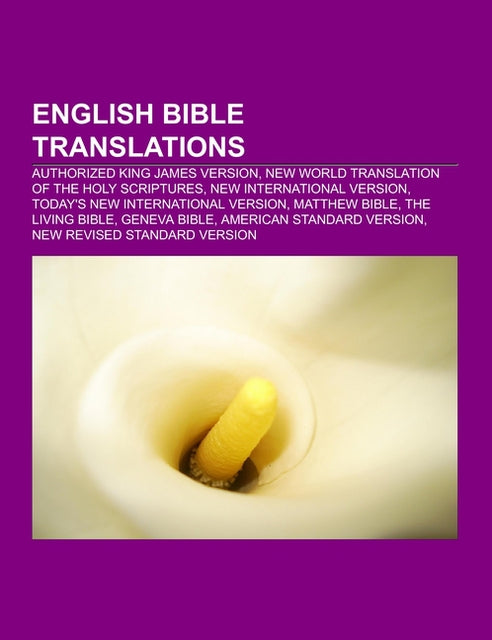 Buchcover: English Bible translations