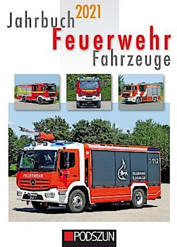Buchcover: Jahrbuch Feuerwehrfahrzeuge 2021