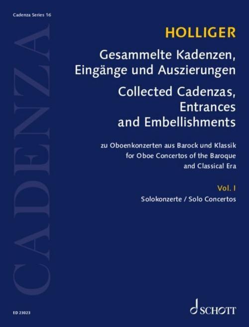 Gesammelte Kadenzen, Eingänge und Auszierungen