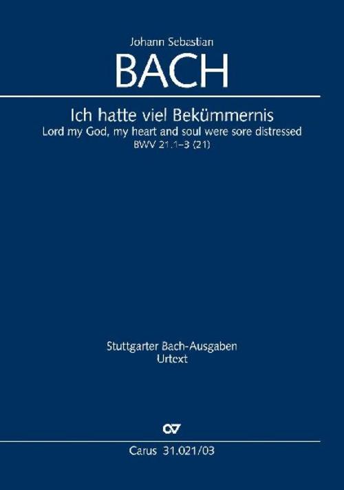Ich hatte viel Bekümmernis (Klavierauszug)