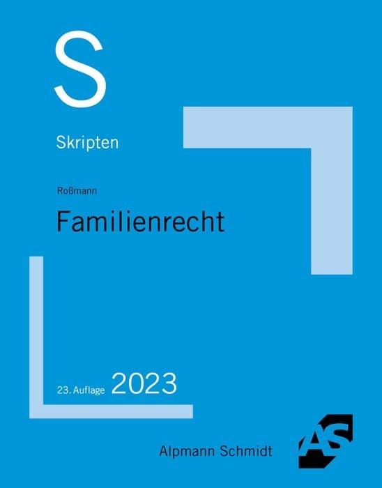 Skript Familienrecht