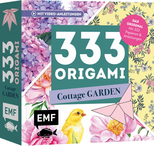 333 Origami - Cottage Garden - Wunderschöne Papiere falten für Blumen-Fans