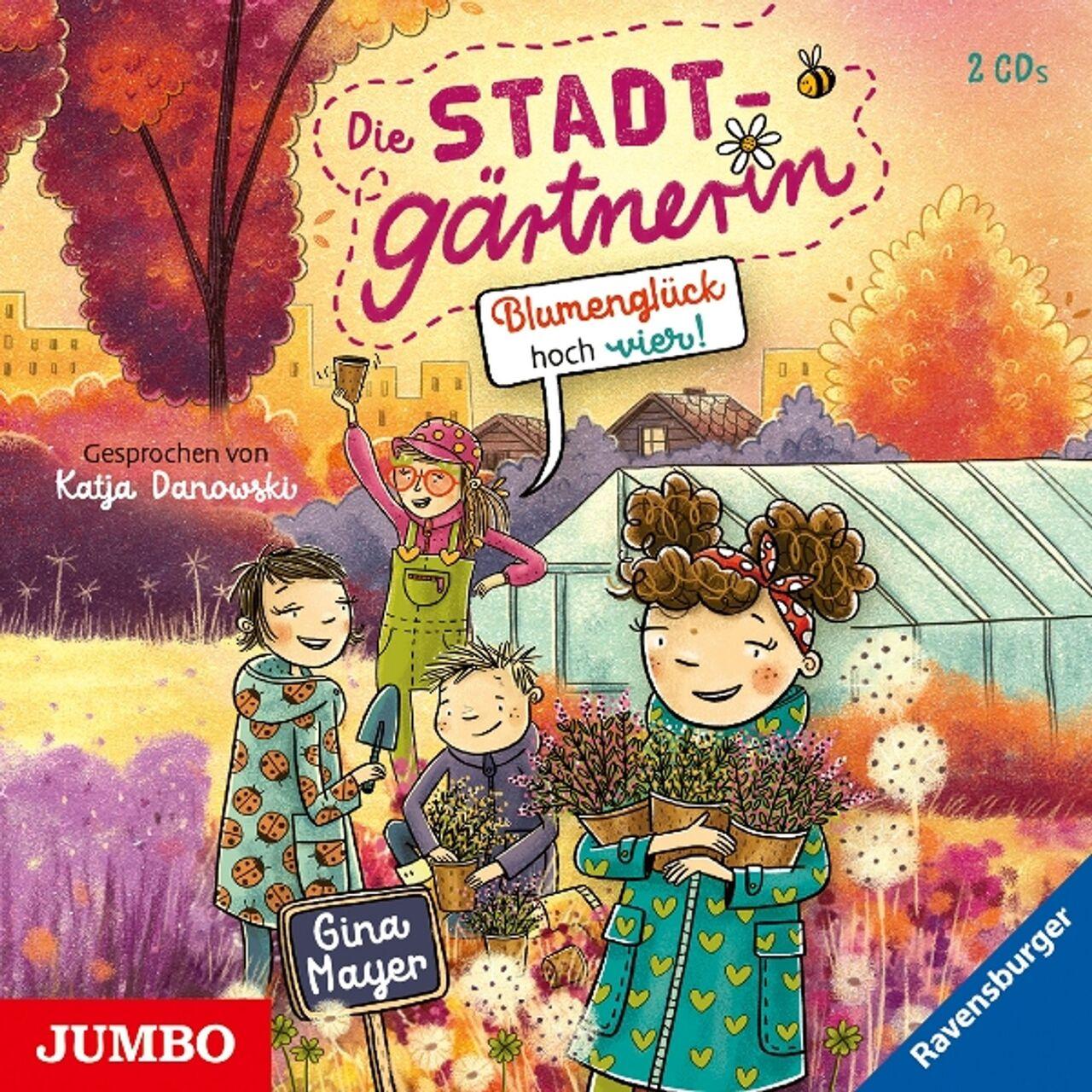 Die Stadtgärtnerin - Blumenglück hoch vier!.Tl.3,2 Audio-CD