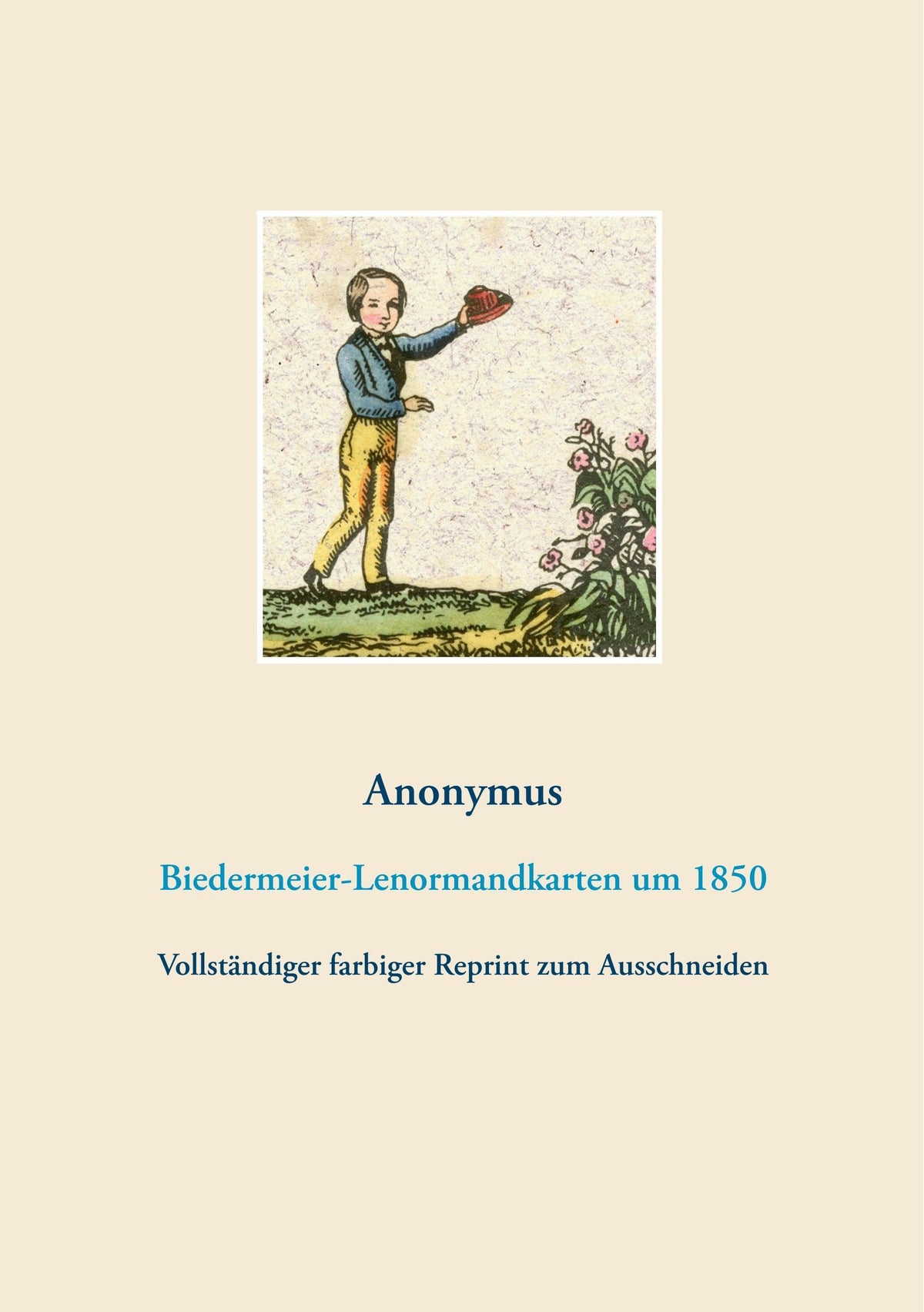 Buchcover: Biedermeier-Lenormandkarten (Wahrsagekarten, Aufschlagkarten)