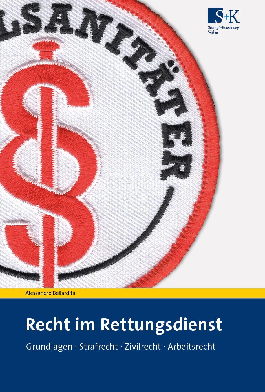 Buchcover: Recht im Rettungsdienst