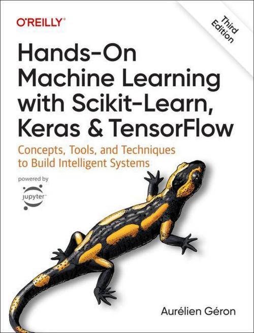 Buchcover: Hands-On Machine Learning with Scikit-Learn, Keras, and TensorFlow