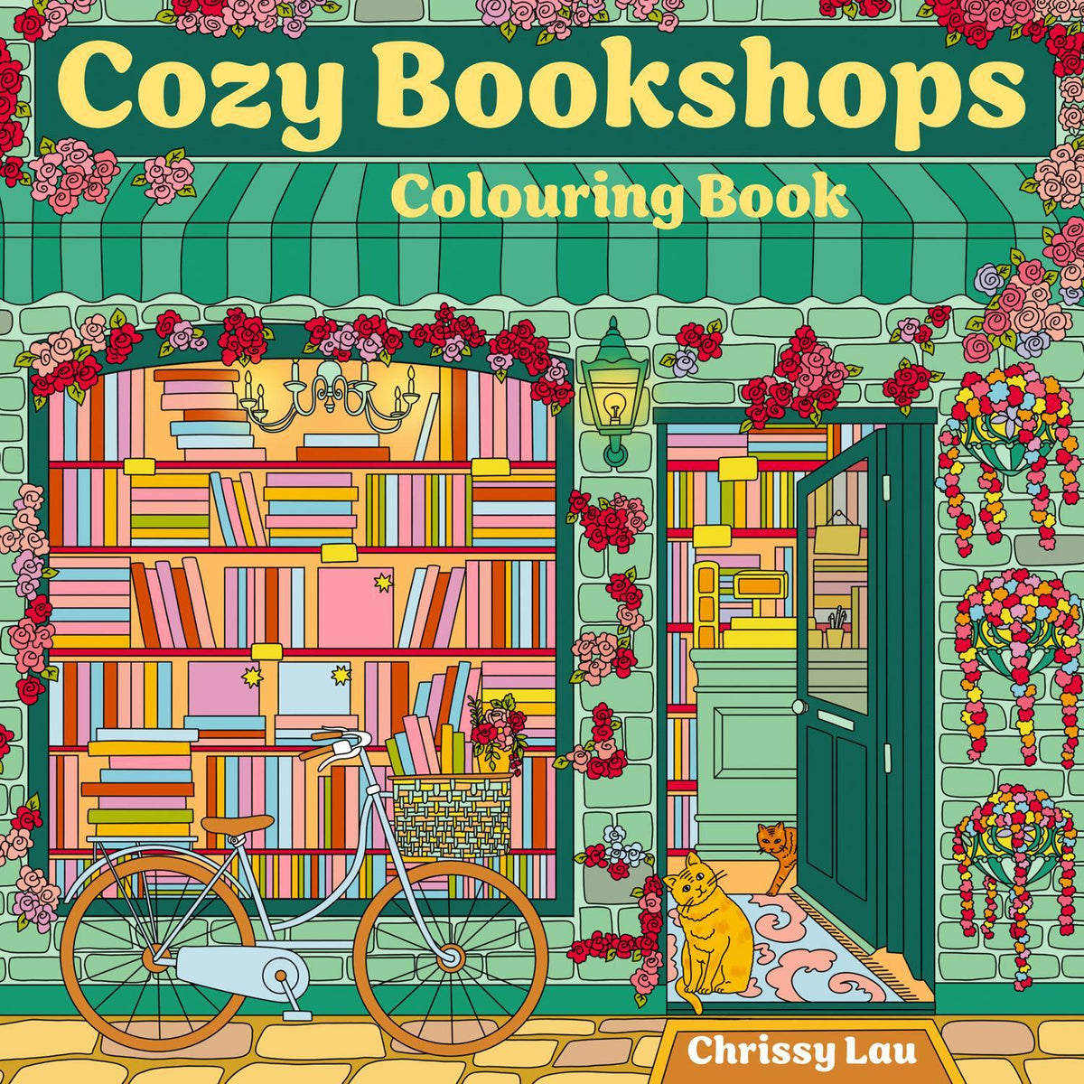 Buchcover: COZY BOOKSHOPS COLOURING BK PB