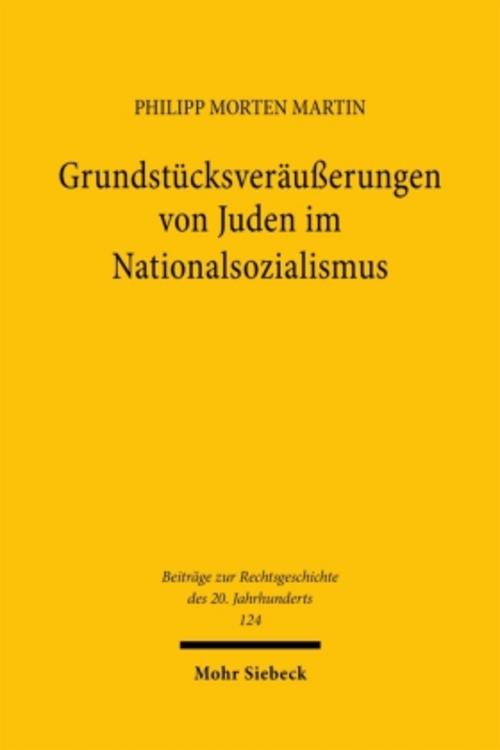 Grundstücksveräußerungen von Juden im Nationalsozialismus