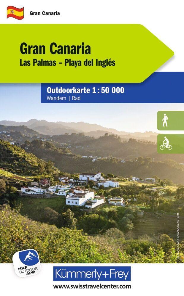 Kümmerly+Frey Outdoorkarte Gran Canaria 1:50.000