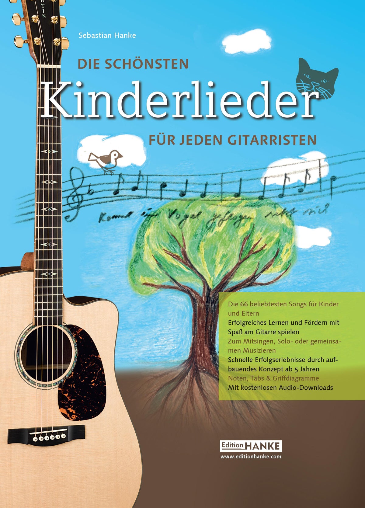 Buchcover: Die schönsten Kinderlieder für jeden Gitarristen