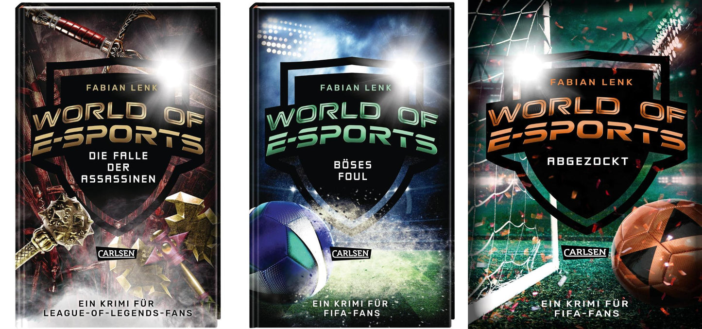 World of E-Sports Band 1-3 plus 1 exklusives Postkartenset