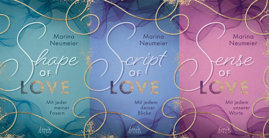 Shape of Love + Script of Love + Sense of Love + 1 exklusives Postkartenset