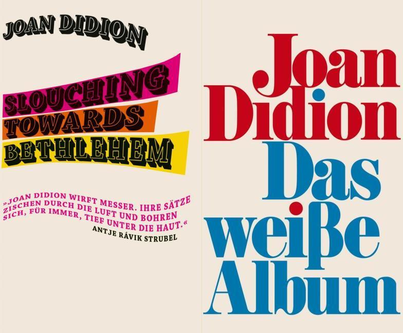 Slouching Towards Bethlehem + Das weiße Album von Joan Didion + 1 exklusives Postkartenset