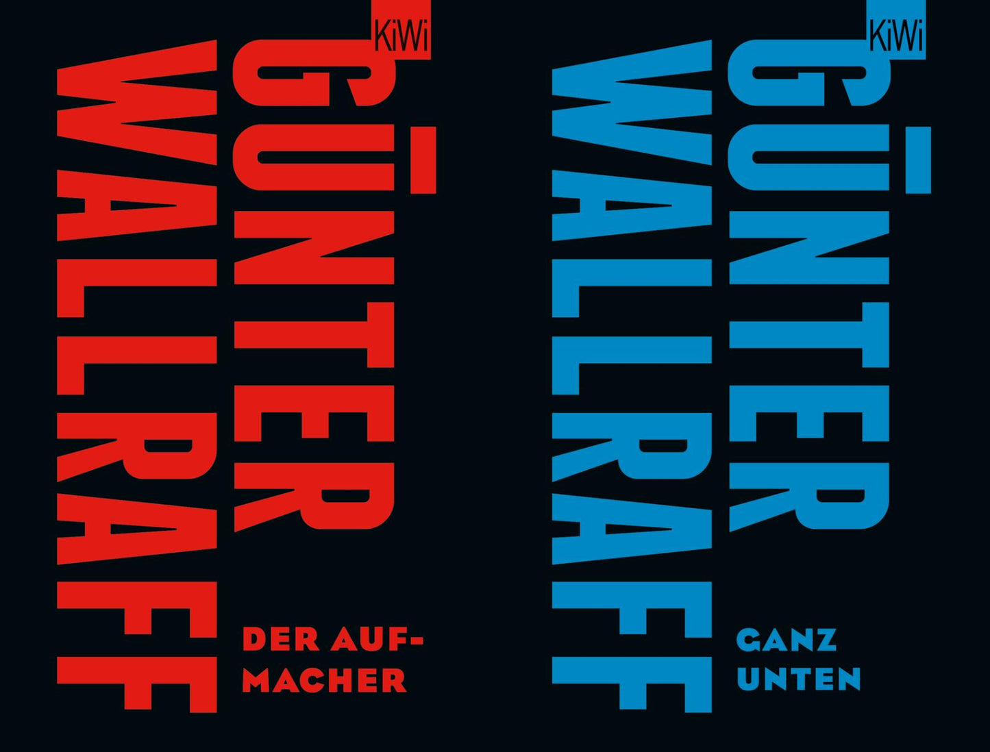 Günter Wallraff: Der Aufmacher + Ganz unten im Set + 1 exklusives Postkartenset