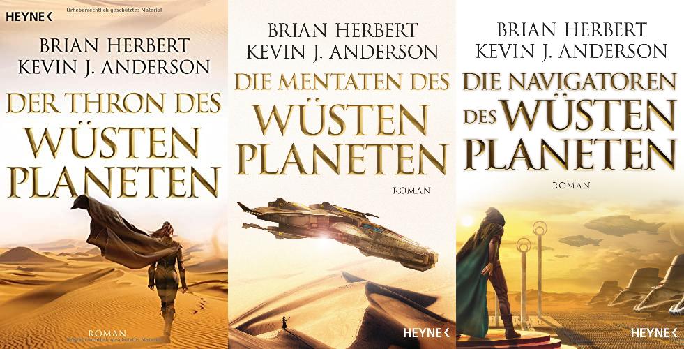 Great Schools of Dune -Der Wüstenplanet Band 1-3 plus 1 exklusives Postkartenset