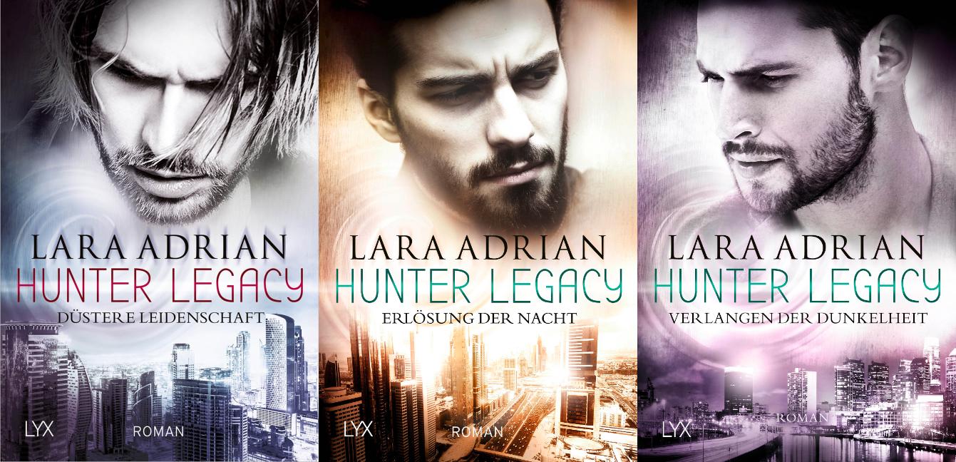 Die Hunter-Legacy-Reihe Band 1-3 plus 1 exklusives Postkartenset