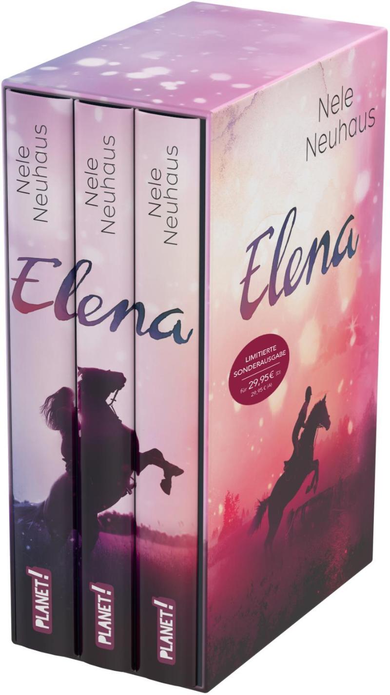 Elena - Ein Leben für Pferde Band 1-3 im Schuber + 1 exklusives Postkartenset