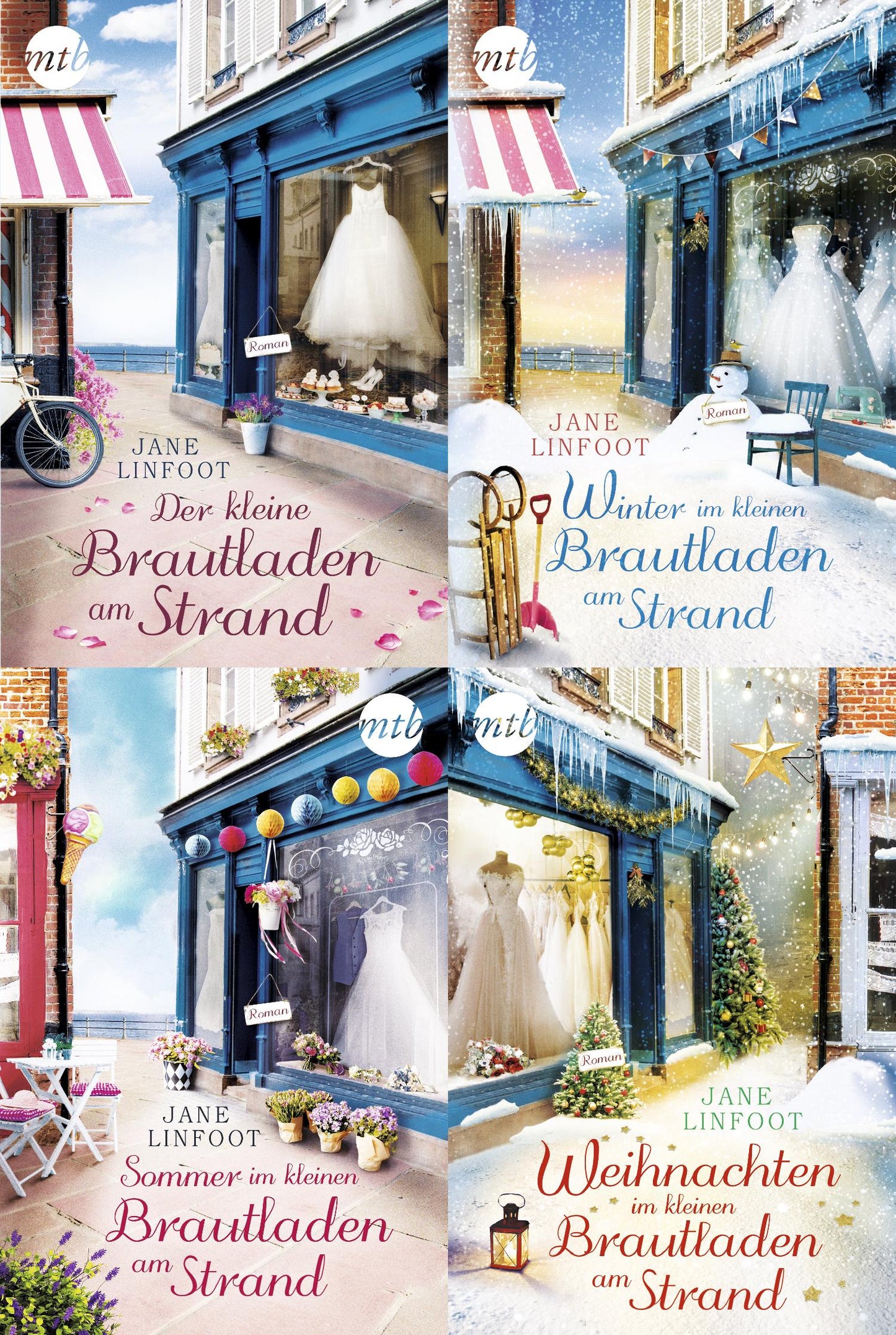 Die Wedding-Shop-Reihe Band 1-4 plus 1 exklusives Postkartenset