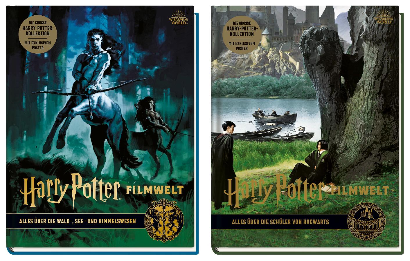 Harry Potter Filmwelt Band 1+4 plus 1 Original Harry Potter Button