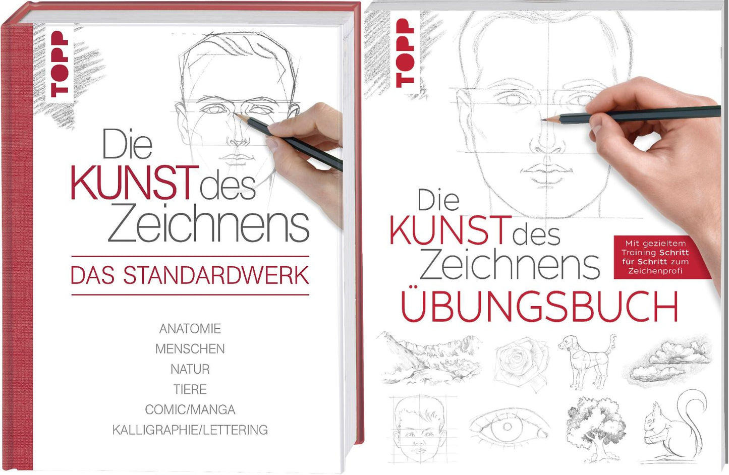 Die Kunst des Zeichnens: Standardwerk + Übungsbuch plus 1 exklusives Postkartenset