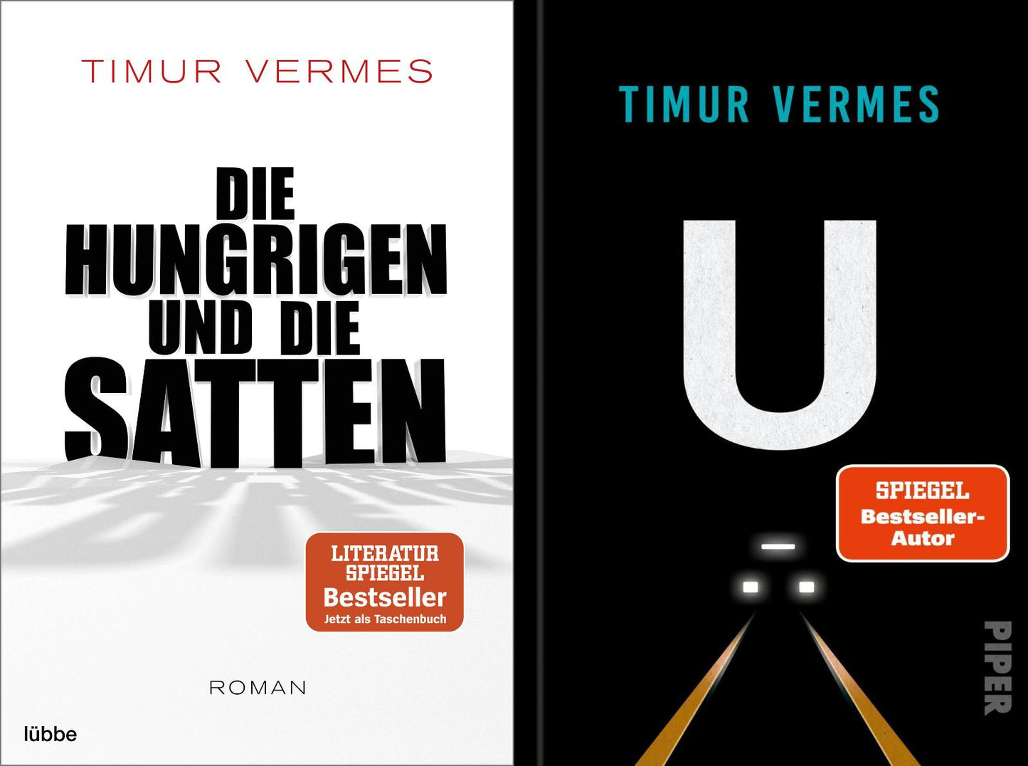 2 spannende Romane des Bestsellerautors Timur Vermes im Set + 1 exklusives Postkartenset