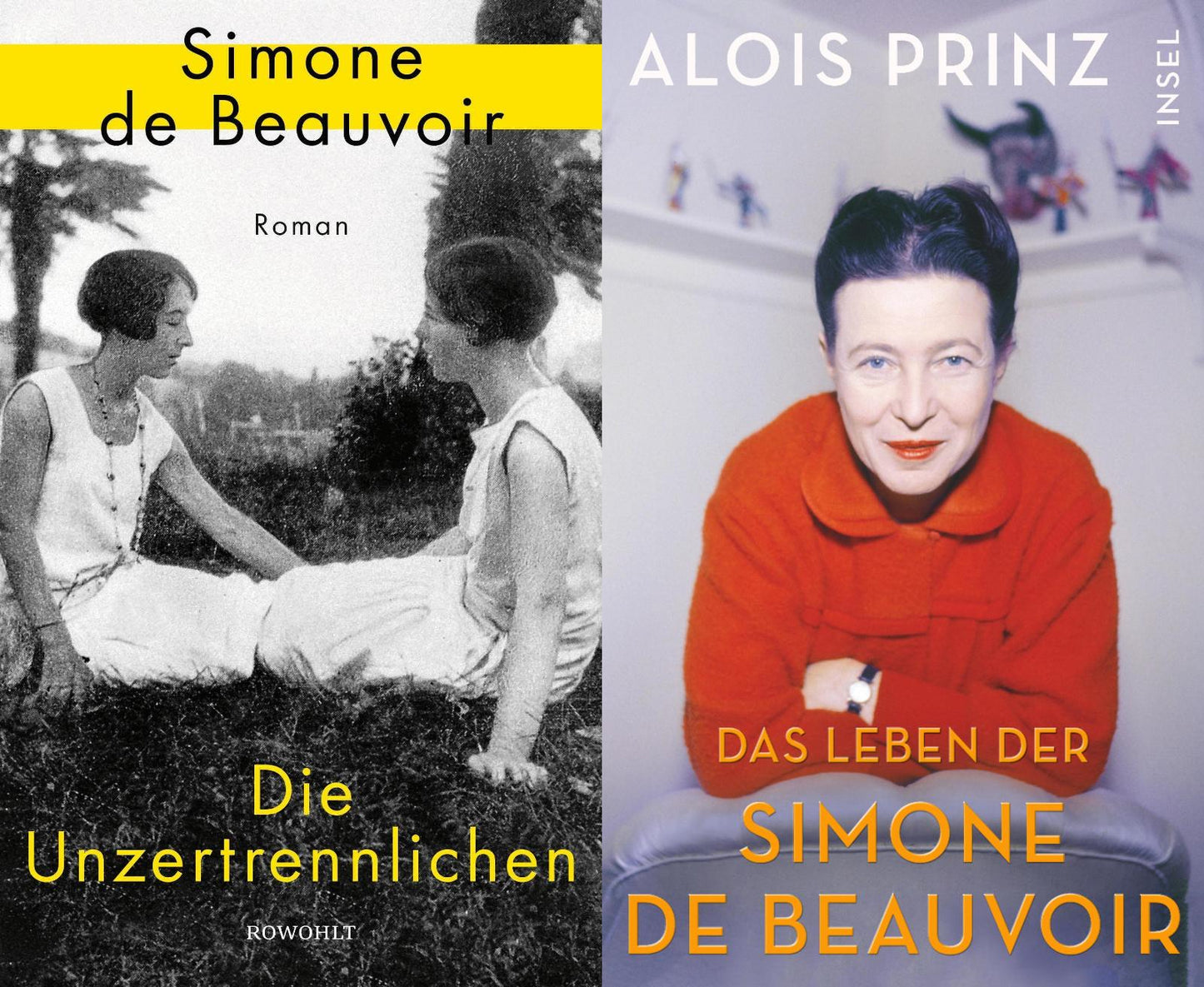 Die Unzertrennlichen + Die Lebensgeschichte der Simone de Beauvoir + 1 exklusives Postkartenset