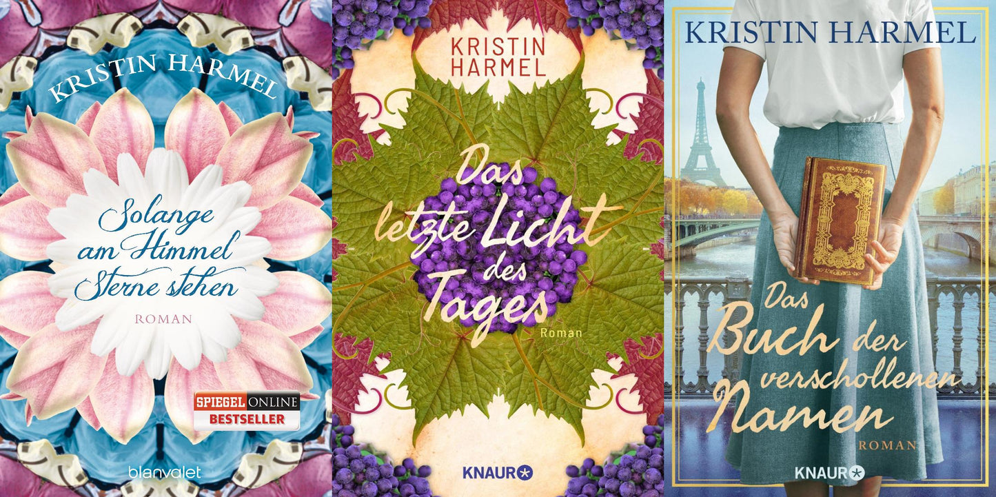 Kristin Harmel: 3 schöne Romane im Set + 1 exklusives Postkartenset