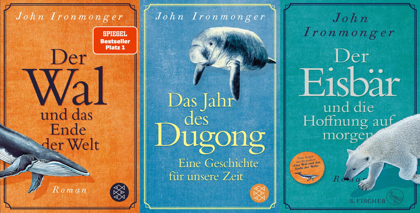 Der Wal und das Ende der Welt / Das Jahr der Dugong / Der Eisbär und die Hoffnung auf morgen + 1 exklusives Postkartenset