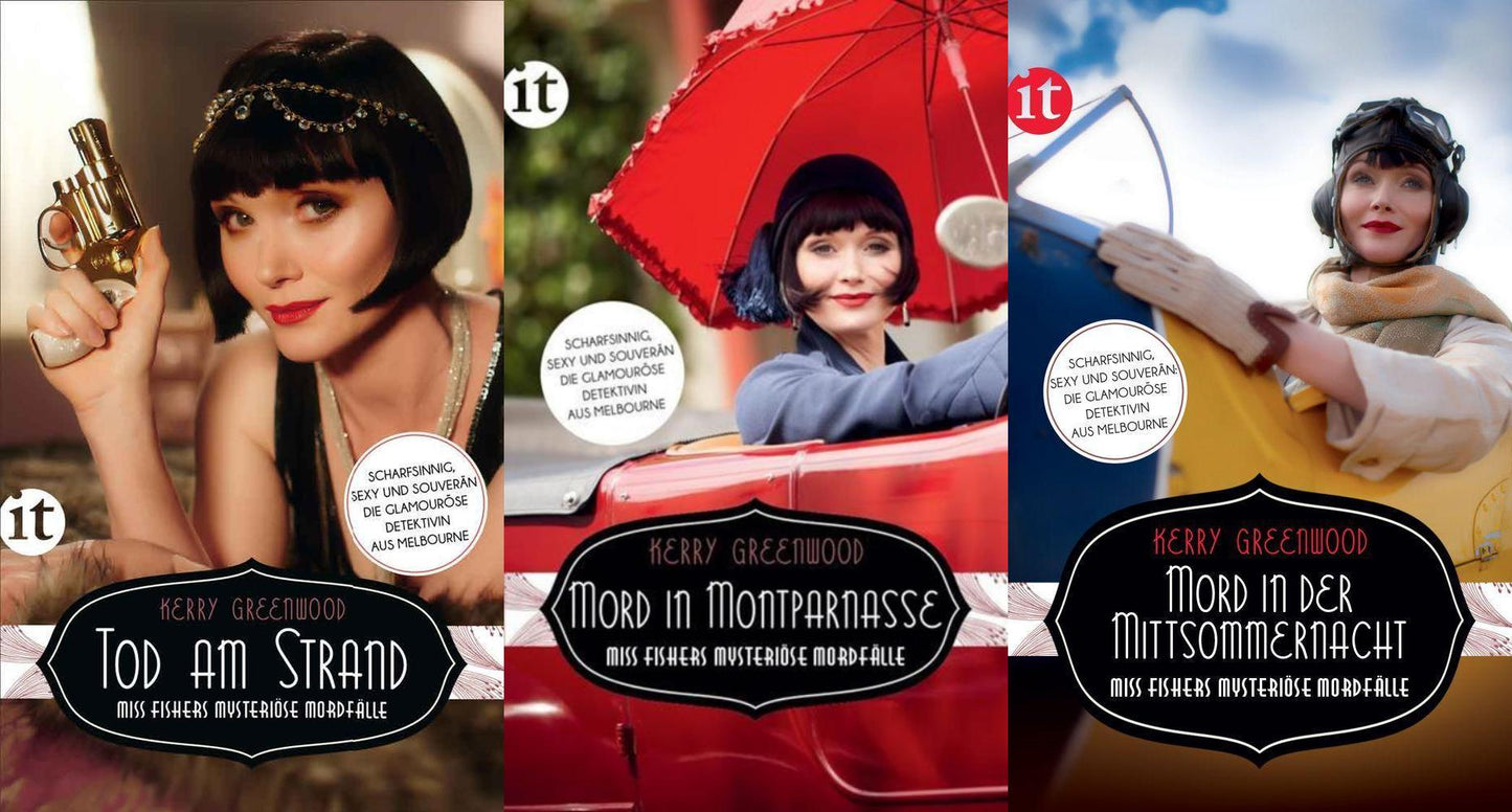 Miss Fishers mysteriöse Mordfälle in 3 Bänden + 1 exklusives Postkartenset