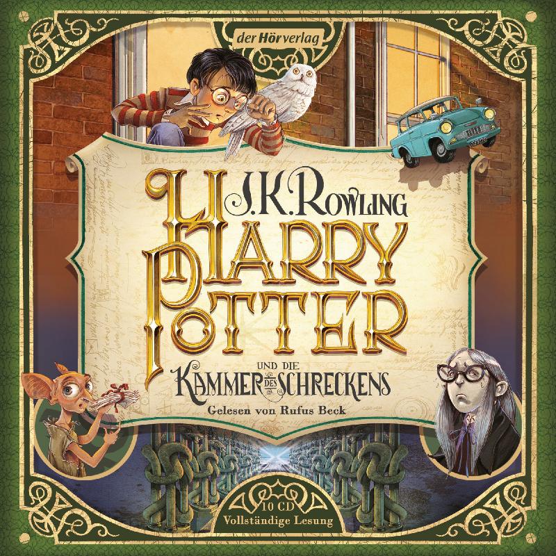 Harry Potter - Die Kammer des Schreckens als Hörbuch + 1 original Harry Potter Button