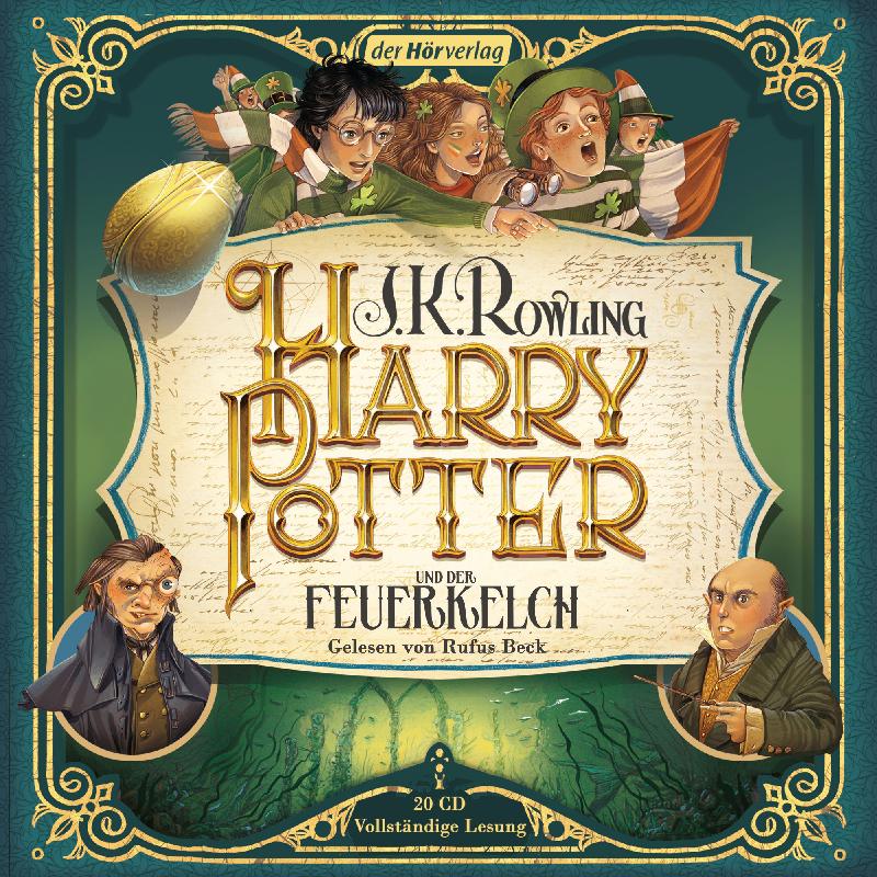 Harry Potter - Der Feuerkelch als Hörbuch + 1 original Harry Potter Button