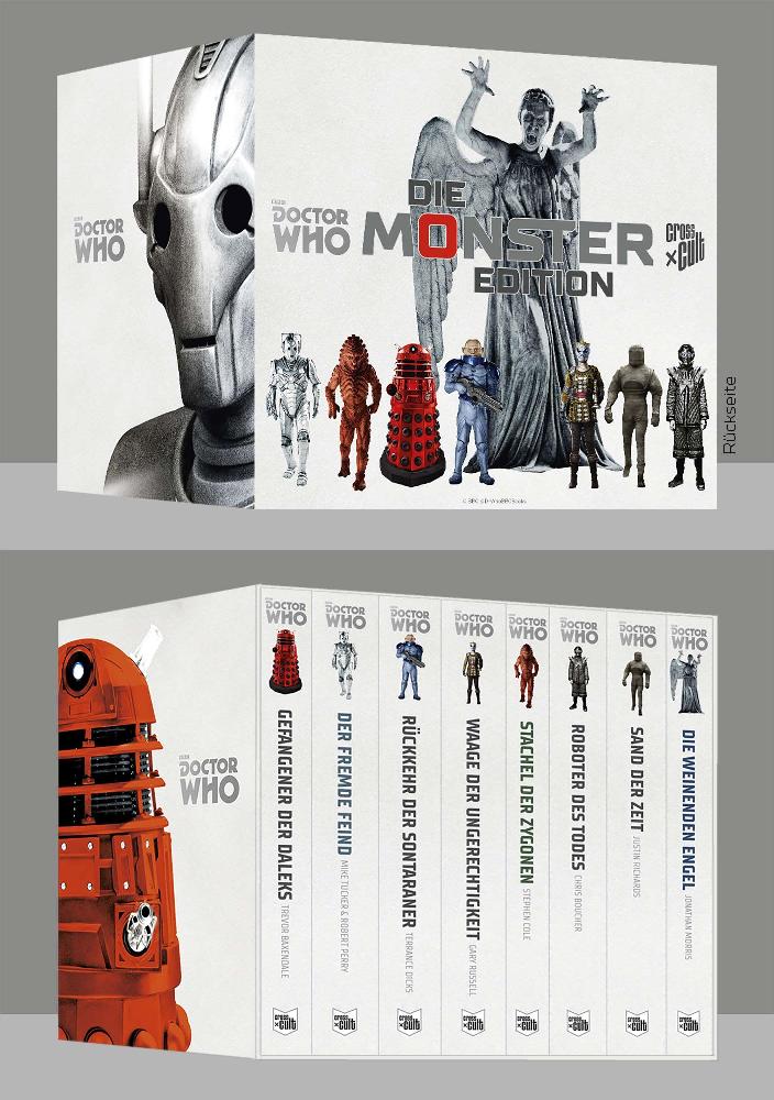 Die Monster-Edition von Doctor Who: Band 1-8 im Schuber + 1 exklusives Postkartenset