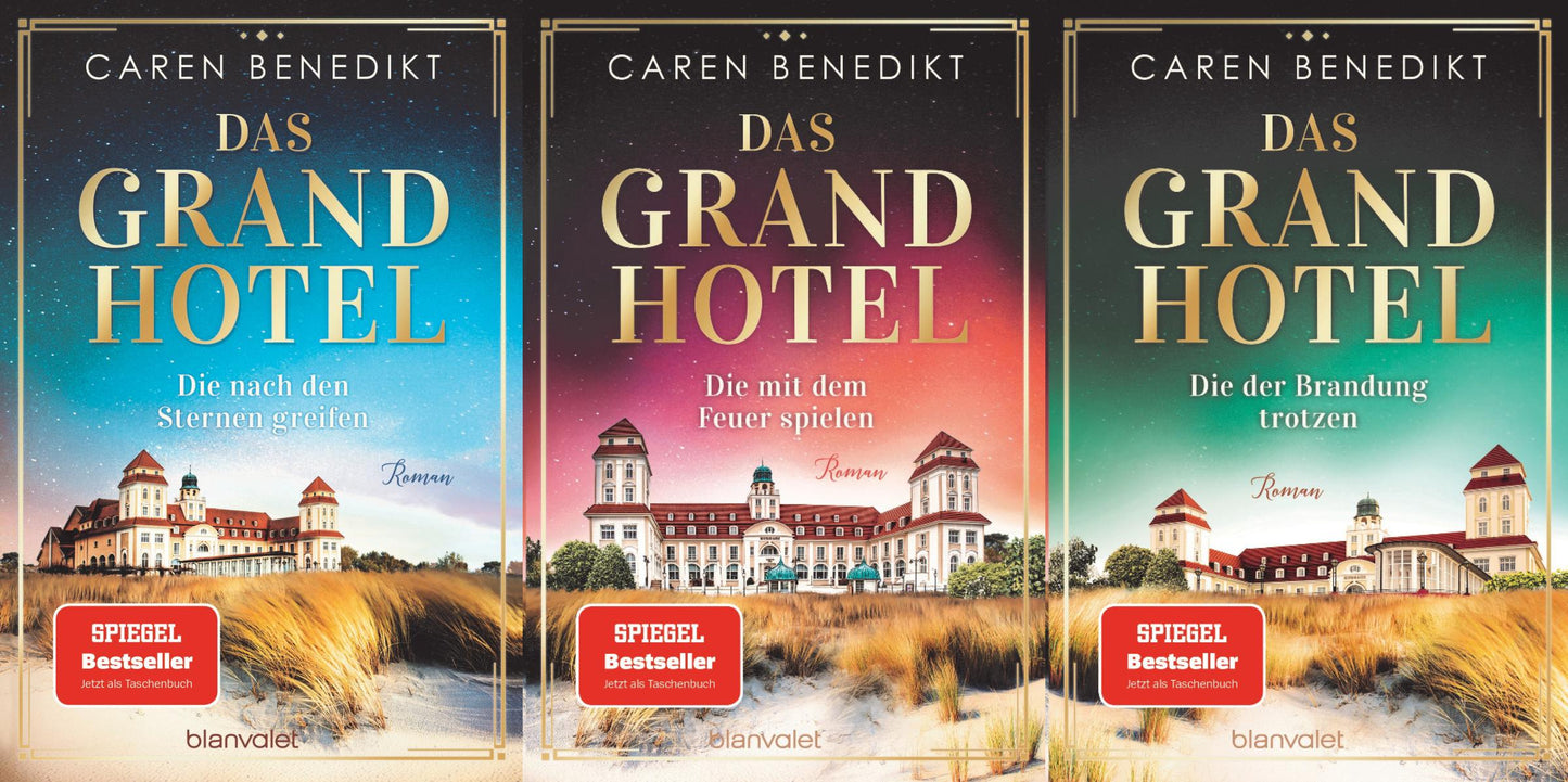 Die Grand-Hotel-Saga Band 1-3 plus 1 exklusives Postkartenset