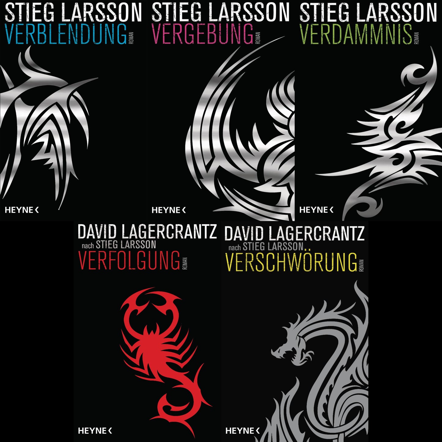 Millennium Serie von Stieg Larsson und David Lagercrantz
