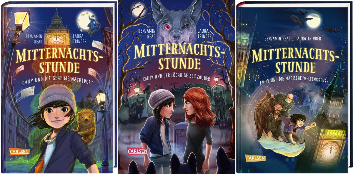 Mitternachtsstunde Band 1-3 plus 1 exklusives Postkartenset