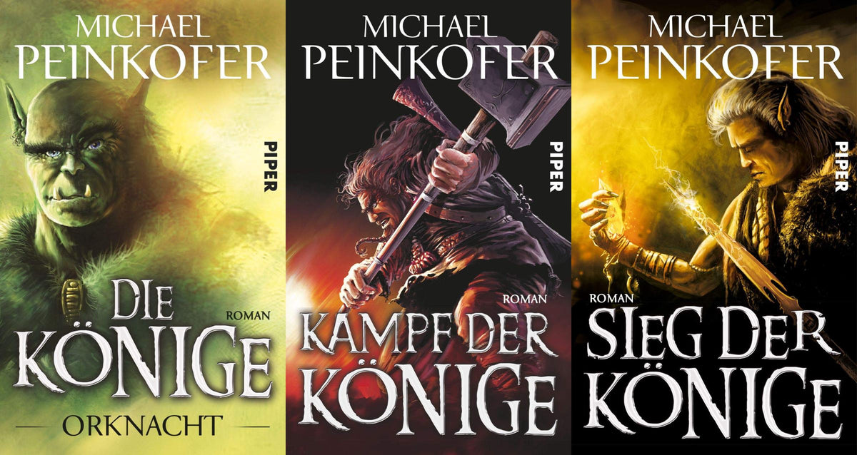 Michael Peinkofer: Die Könige-Trilogie + 1 exklusives Postkartenset (Fantasy)