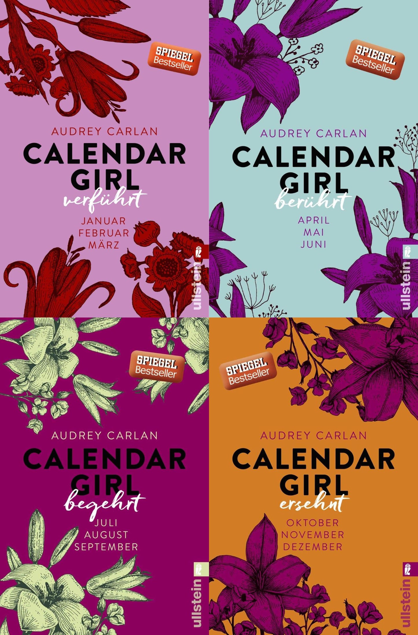 Calendar Girls-Serie Band 1-4 plus 1 exklusives Postkartenset