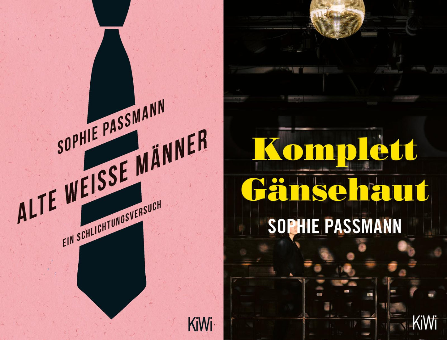Alte weisse Männer + Komplett Gänsehaut von Sophie Passmann + 1 exklusives Postkartenset