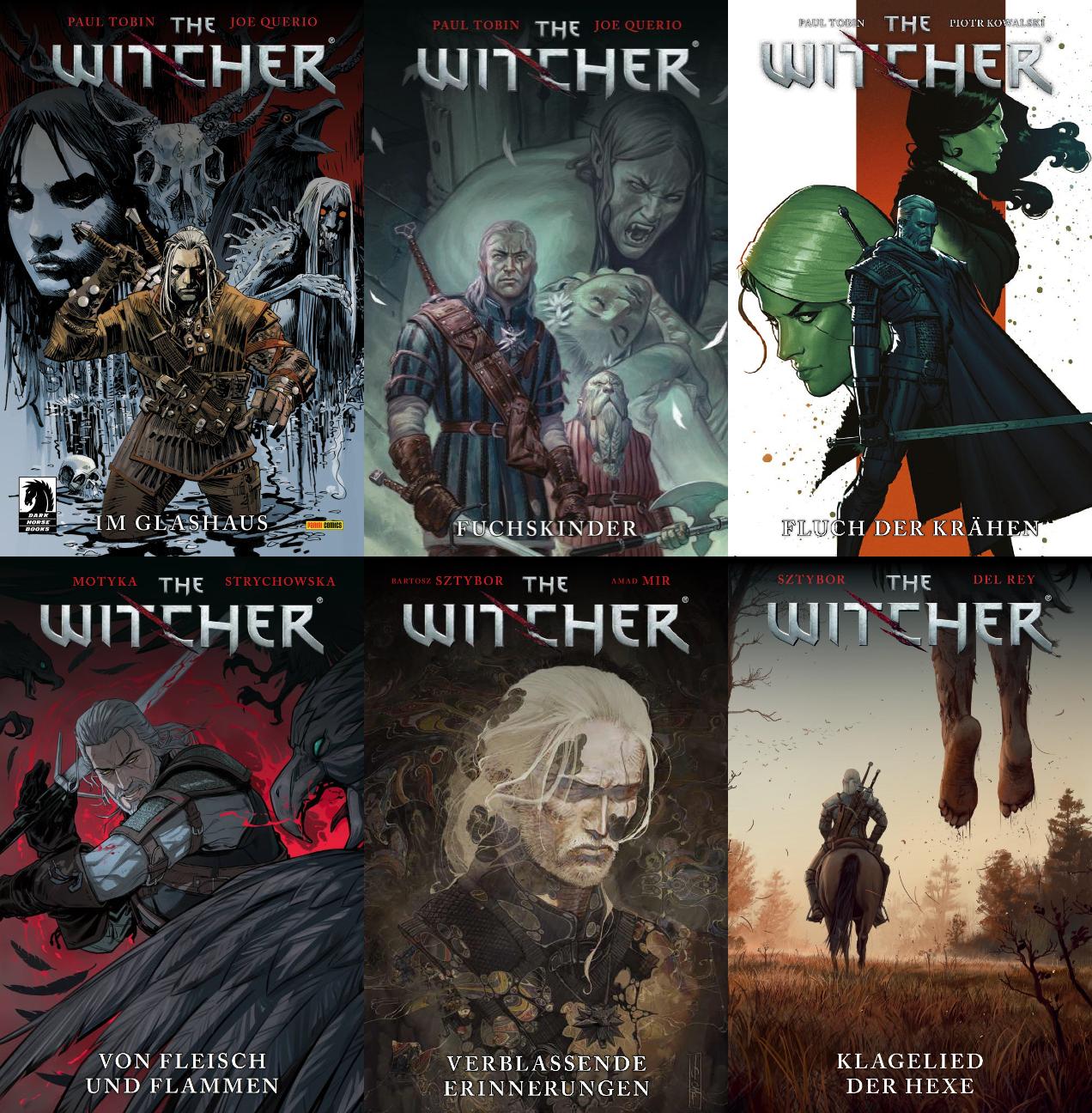 The Witcher 6 Comics im Set plus exklusive Landkarte