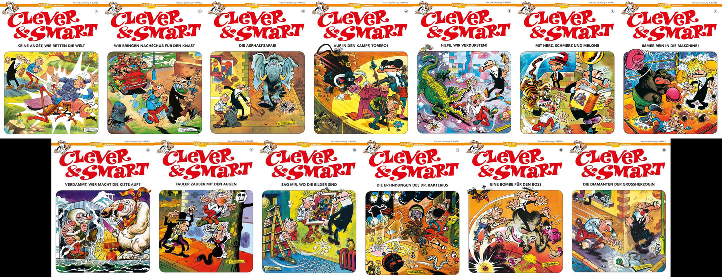 Clever & Smart Comics Band 1-13 plus 1 exklusives Postkartenset