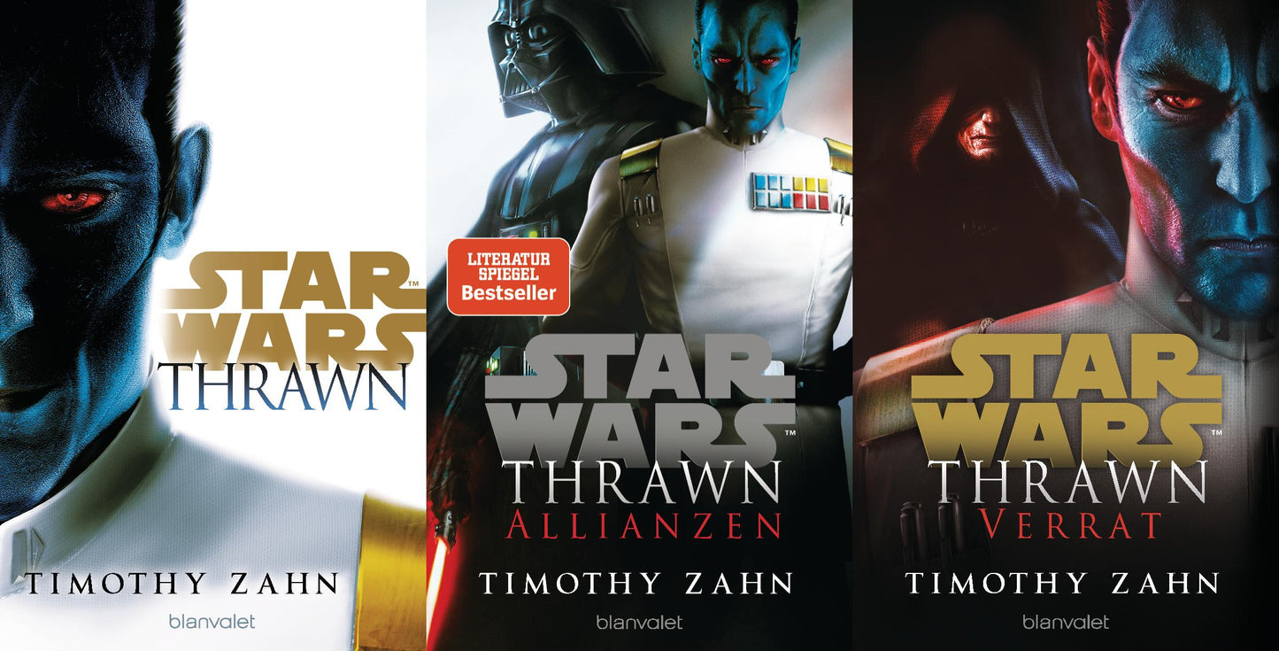 Star Wars Die Thrawn-Trilogie Kanon Band 1-3 plus 1 exklusives Postkartenset