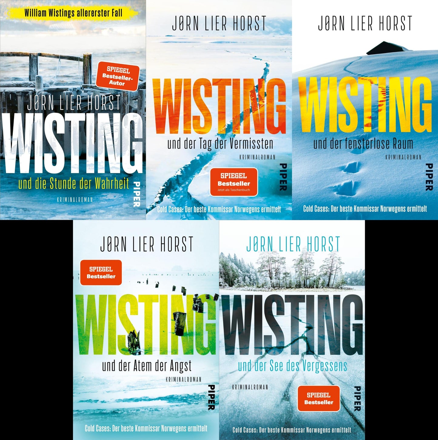 Wistings Cold Cases Fall 0 - 4 plus 1 exklusives Postkartenset