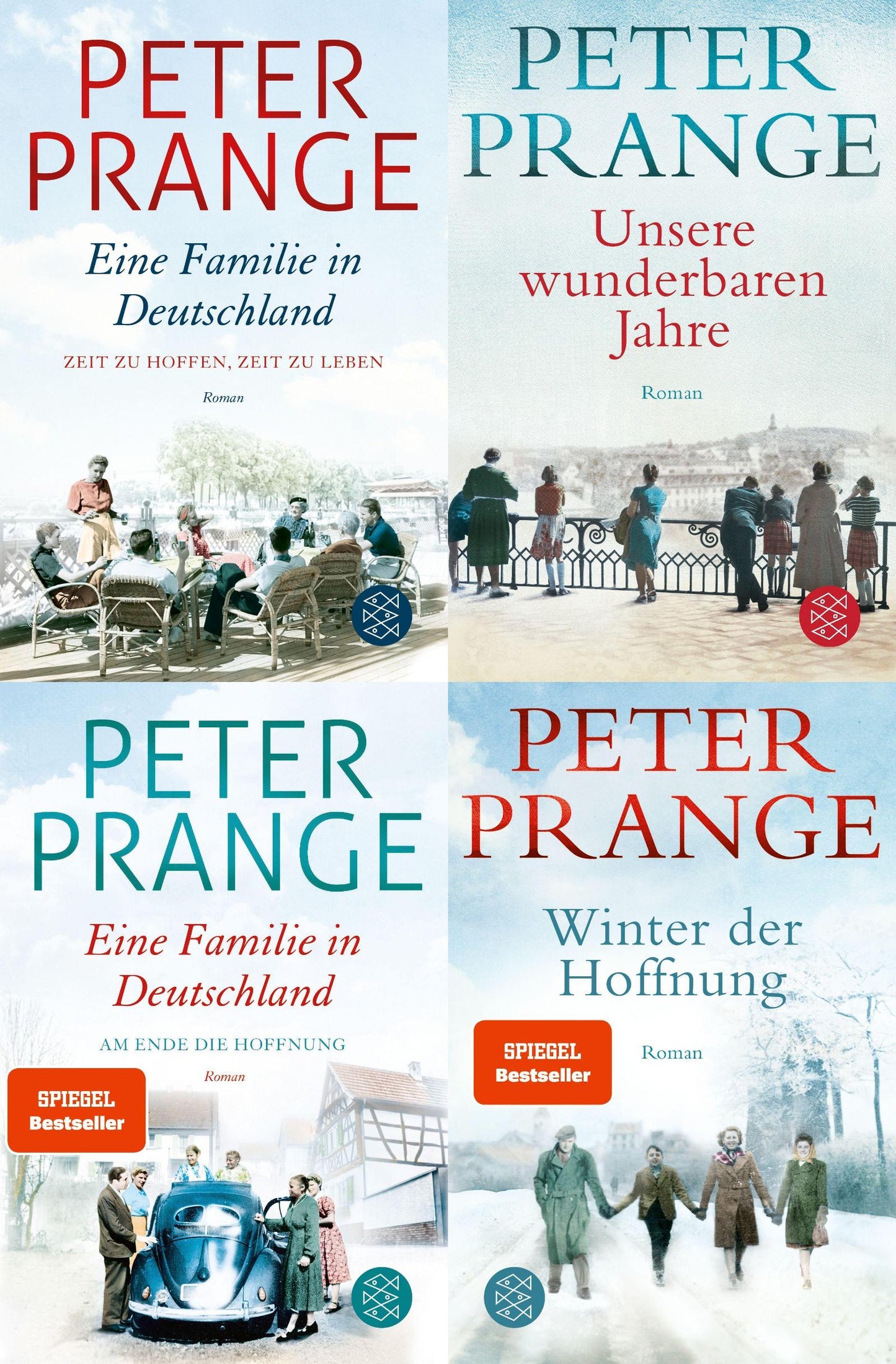 Eine Familie in Deutschland 1+2 + Unsere wunderbaren Jahre + Winter der Hoffnung + 1 exklusives Postkartenset