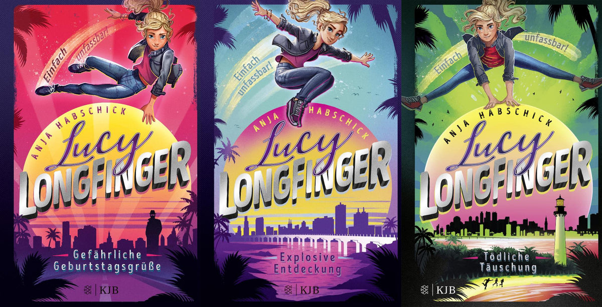Lucy Longfinger Band 1-3 plus 1 exklusives Postkartenset