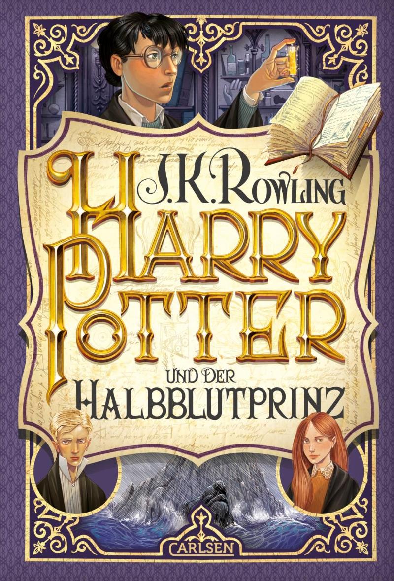 Harry Potter und der Halbblutprinz (6. Band, Gebundene Ausgabe) + 1x original Harry Potter Button