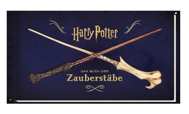 Harry Potter: Das Buch der Zauberstäbe (gebundene Ausgabe) + 1. Original Harry Potter Button