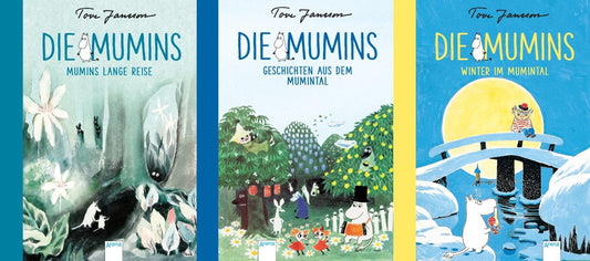 Die Mumins - 3 Abenteuer im Set + 1 exklusives Postkartenset