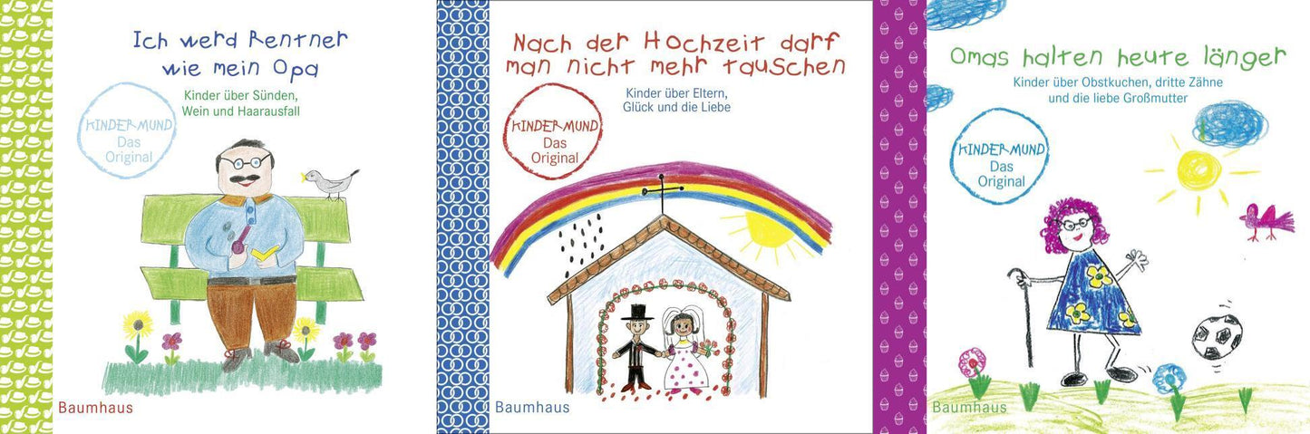 Kindermund - Das Original: 3 Bücher im Set + 1 exklusives Postkartenset