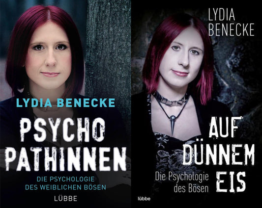 Lydia Benecke: Psychopathinnen + Auf dünnem Eis + 1 exklusives Postkartenset
