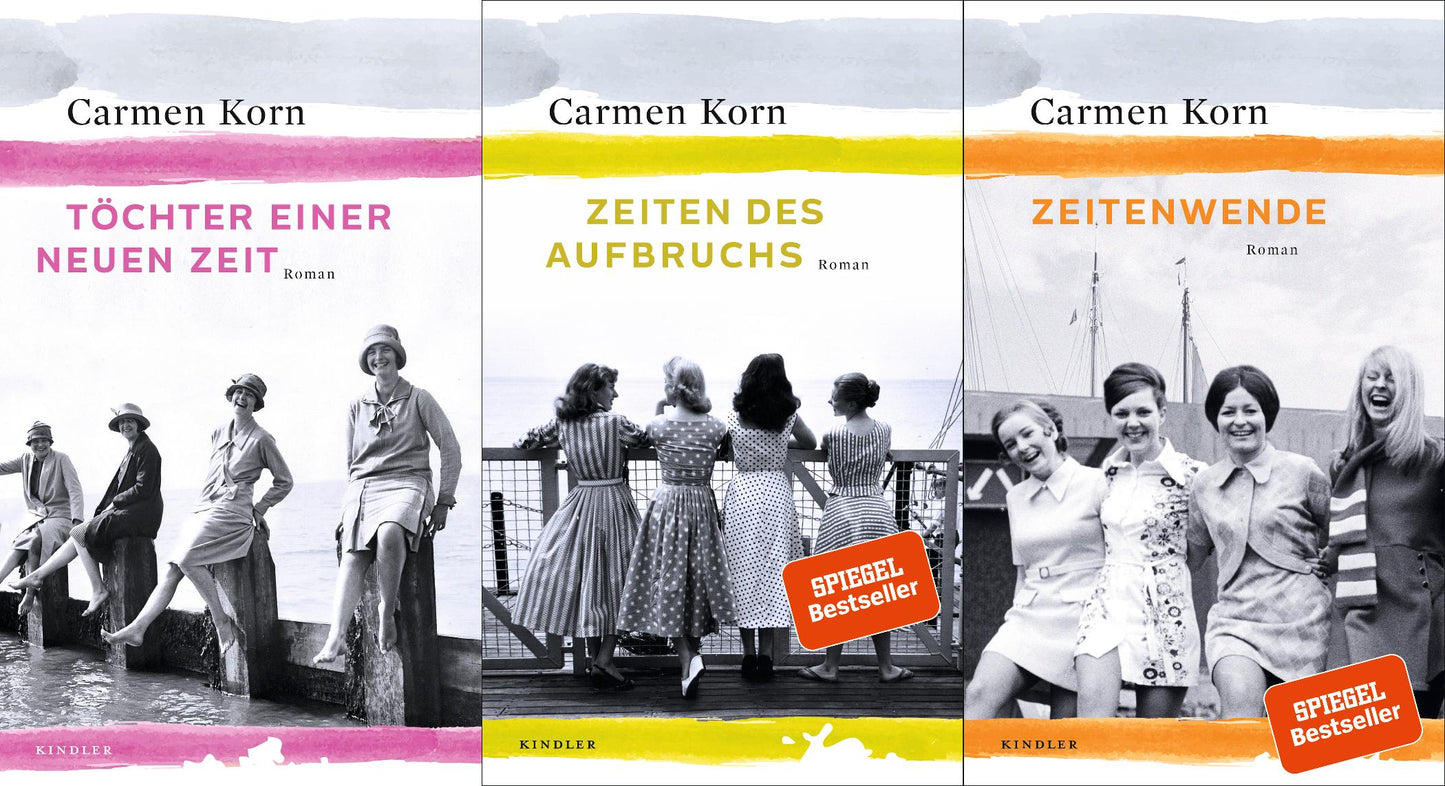 Die Jahrhundert-Trilogie von Carmen Korn in gebundener Ausgabe + 1 exklusives Postkartenset
